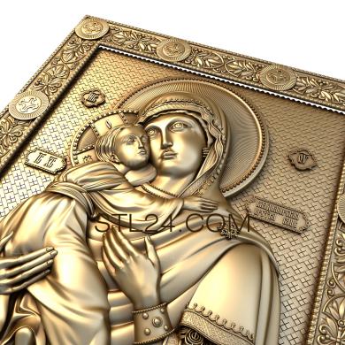 Icons (Our Lady of Vladimir, IK_0126) 3D models for cnc